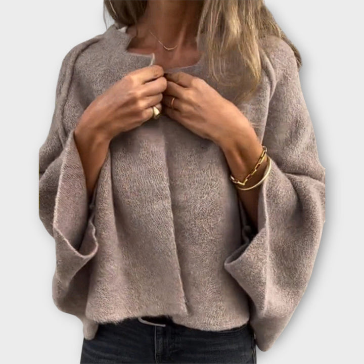 Dames Gebreide Cardigan Oversized Relaxed Snit