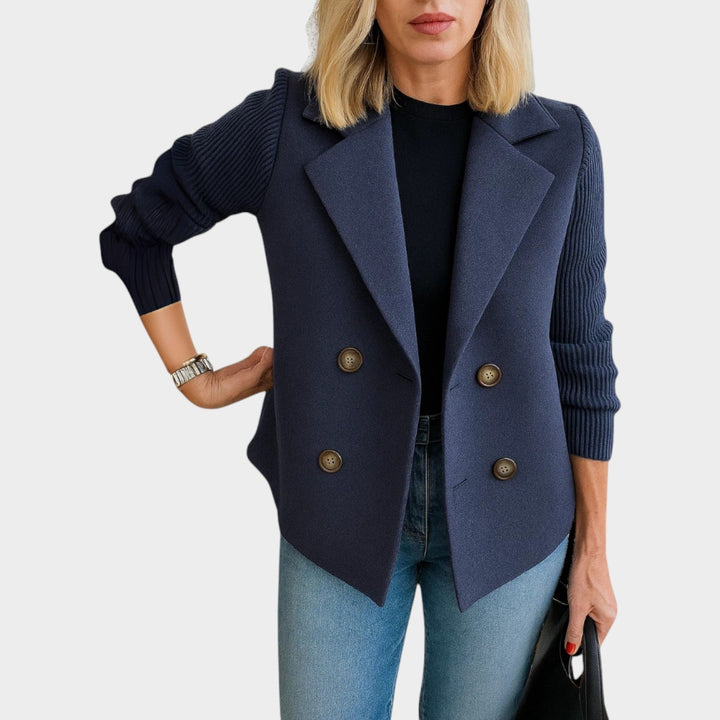 Dames Blazer Zakelijk Dubbelzijdig Gepast