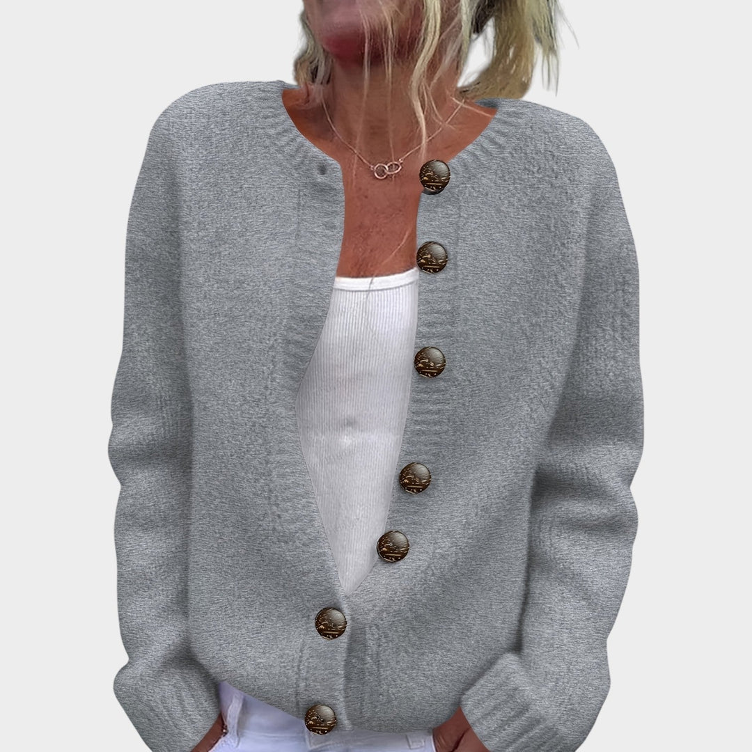 Dames Chunky Gebreide Cardigan