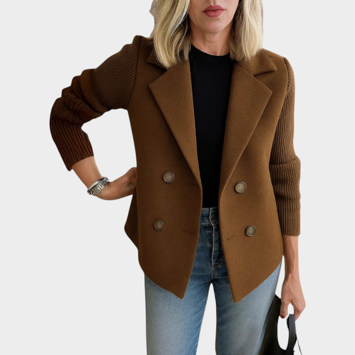 Dames Blazer Zakelijk Dubbelzijdig Gepast