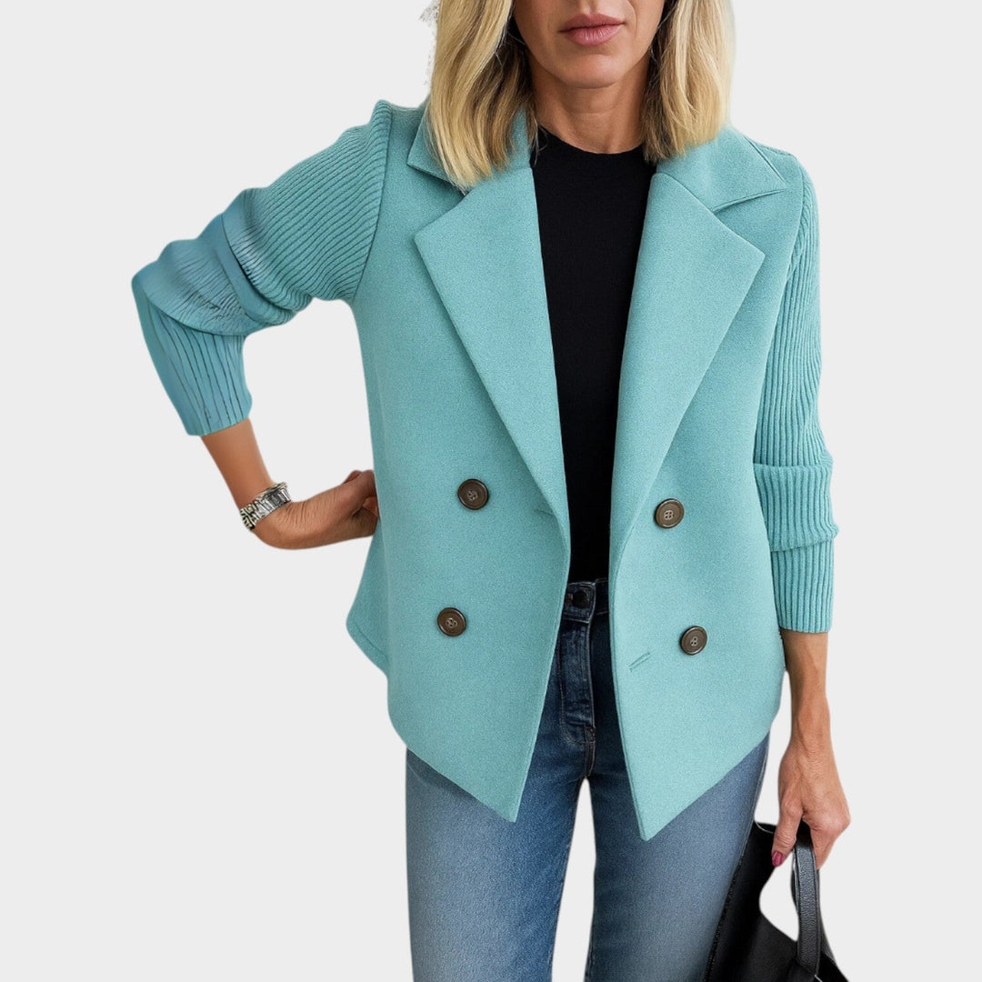 Dames Blazer Zakelijk Dubbelzijdig Gepast