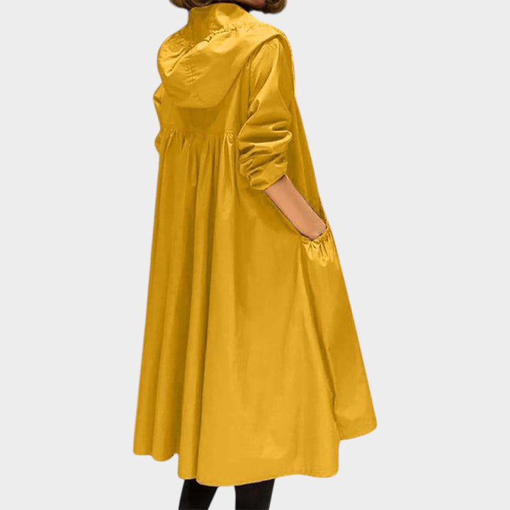 Dames Trenchcoat Waterdicht Lange Lijn