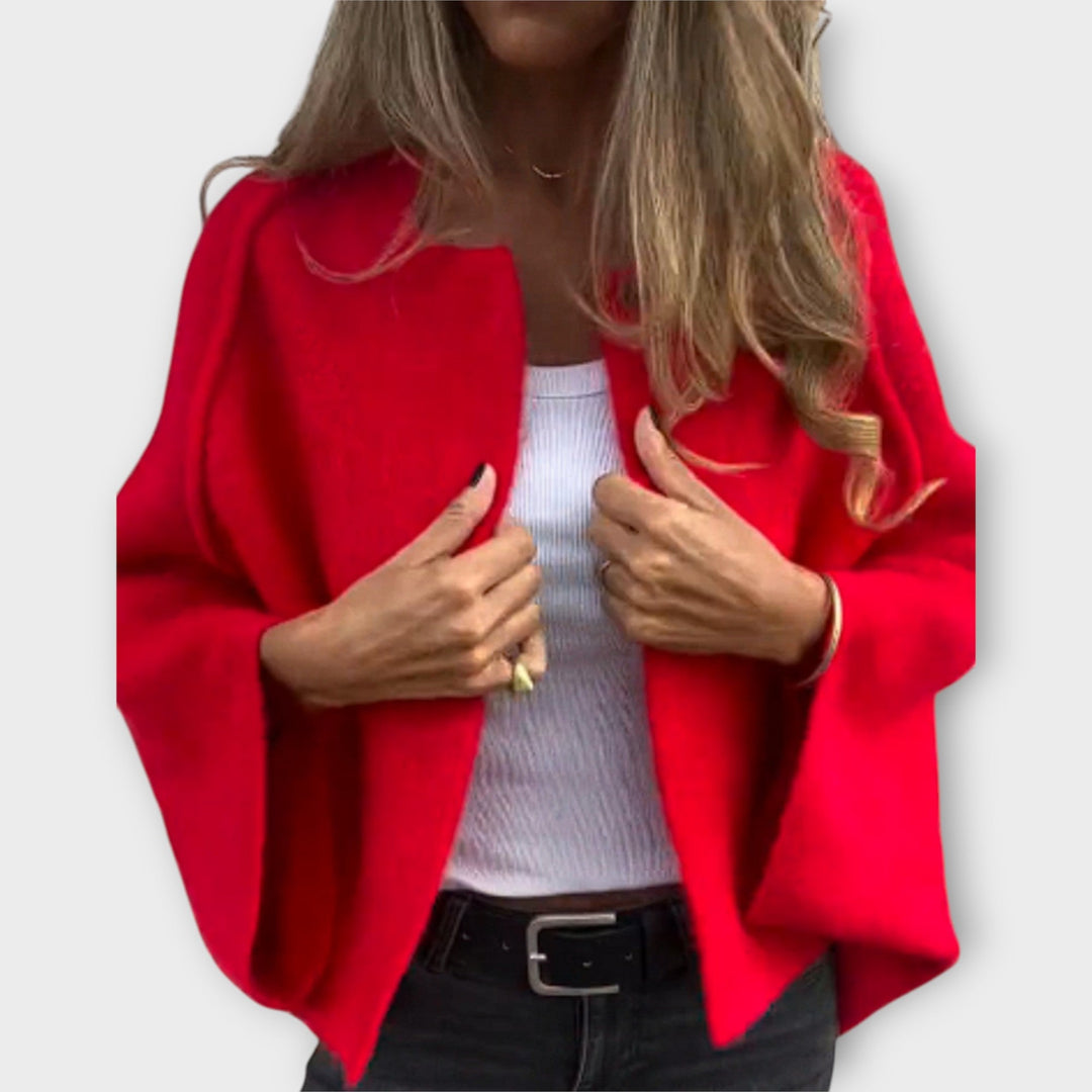 Dames Gebreide Cardigan Oversized Relaxed Snit