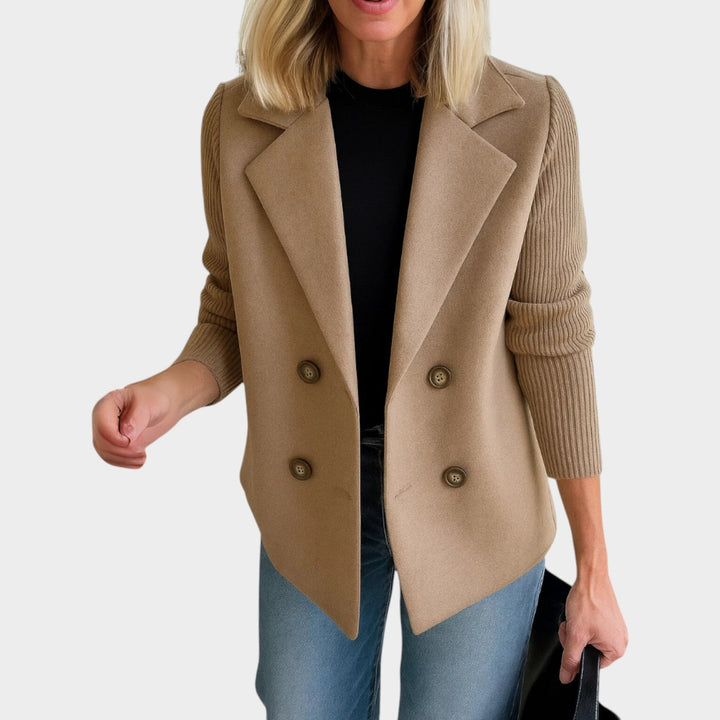 Dames Blazer Zakelijk Dubbelzijdig Gepast