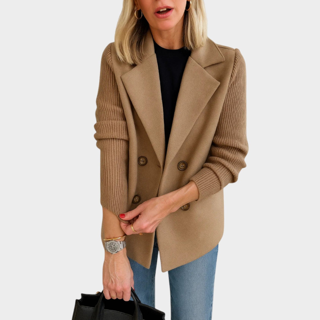 Dames Blazer Zakelijk Dubbelzijdig Gepast