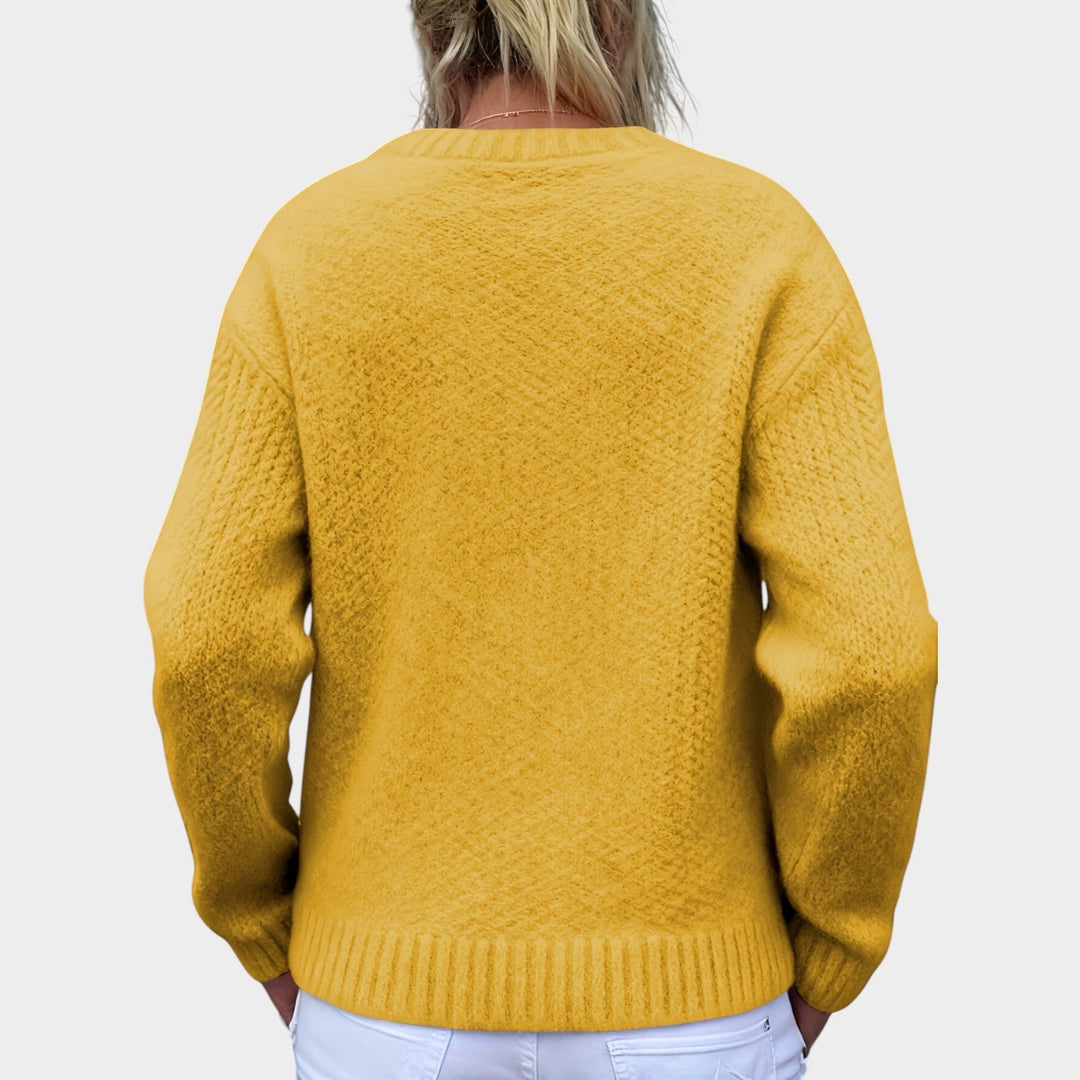 Dames Chunky Gebreide Cardigan