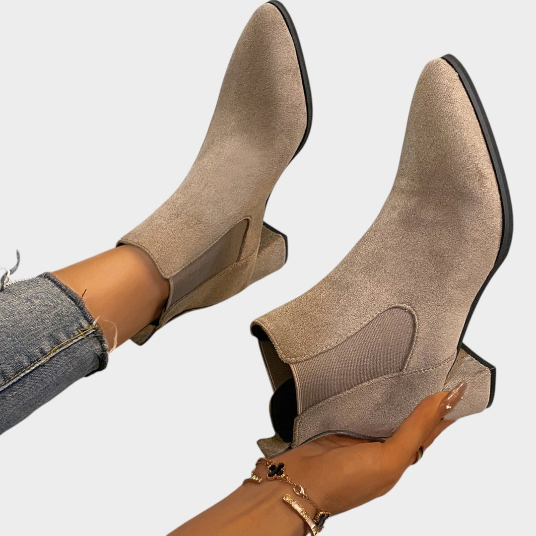 Dames Enkellaarsjes Met Antislip Zool Comfortabele Pasvorm