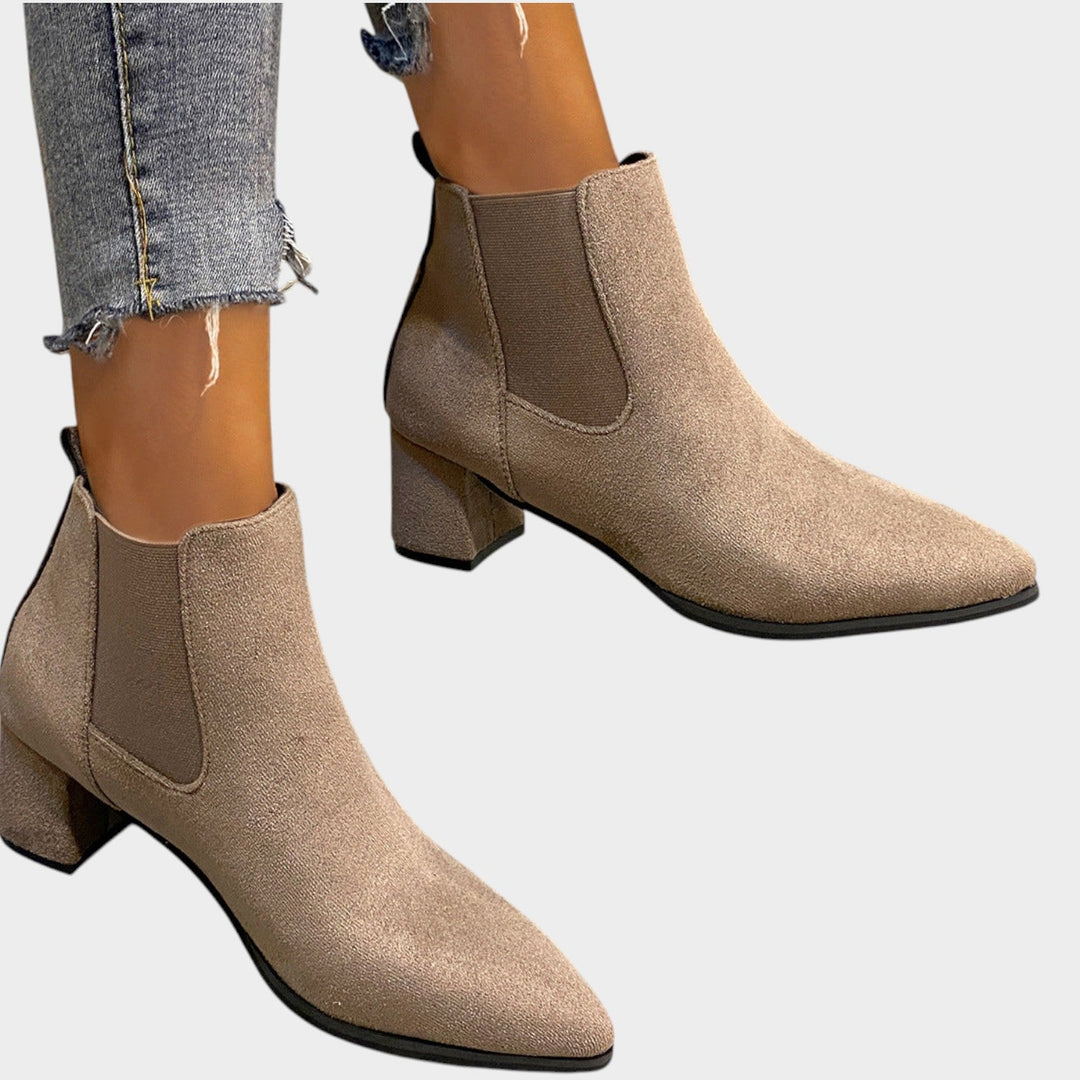 Dames Enkellaarsjes Met Antislip Zool Comfortabele Pasvorm