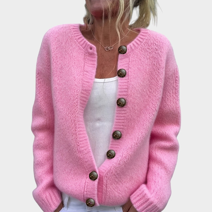 Dames Chunky Gebreide Cardigan