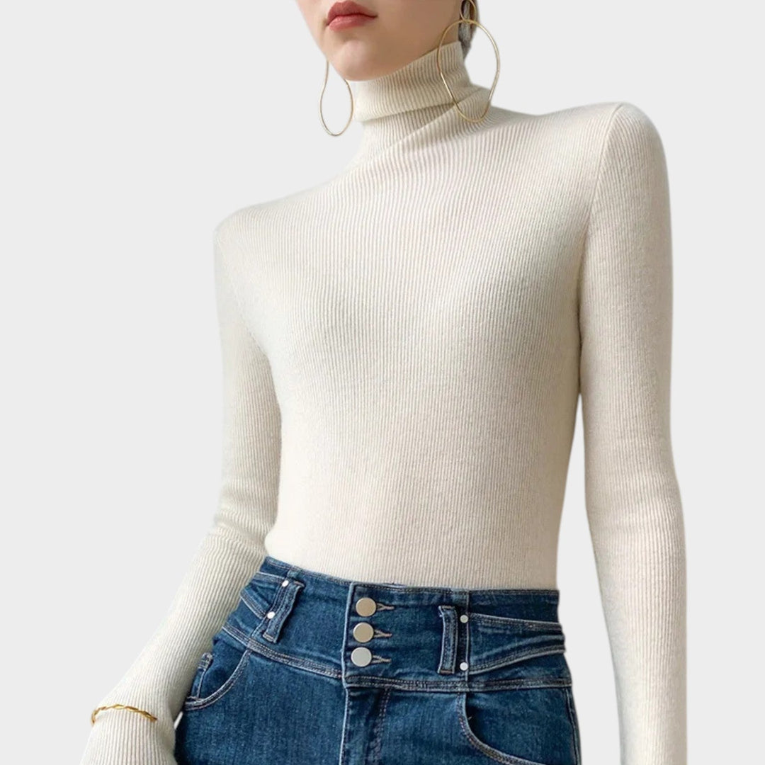 Dames Gebreide Trui Comfortabele Slim Fit