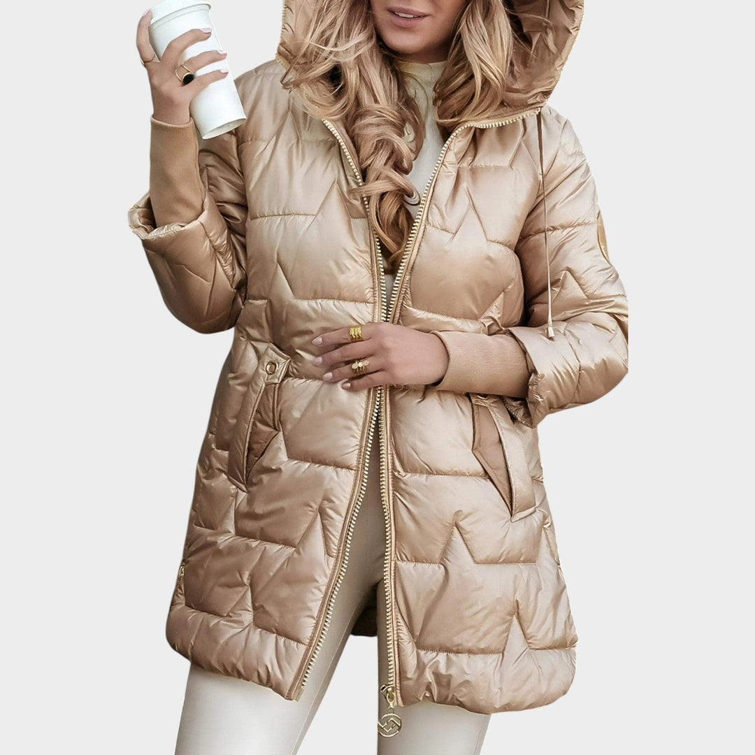 Dames Puffer Jacket met Kap, Puffer Ontwerp