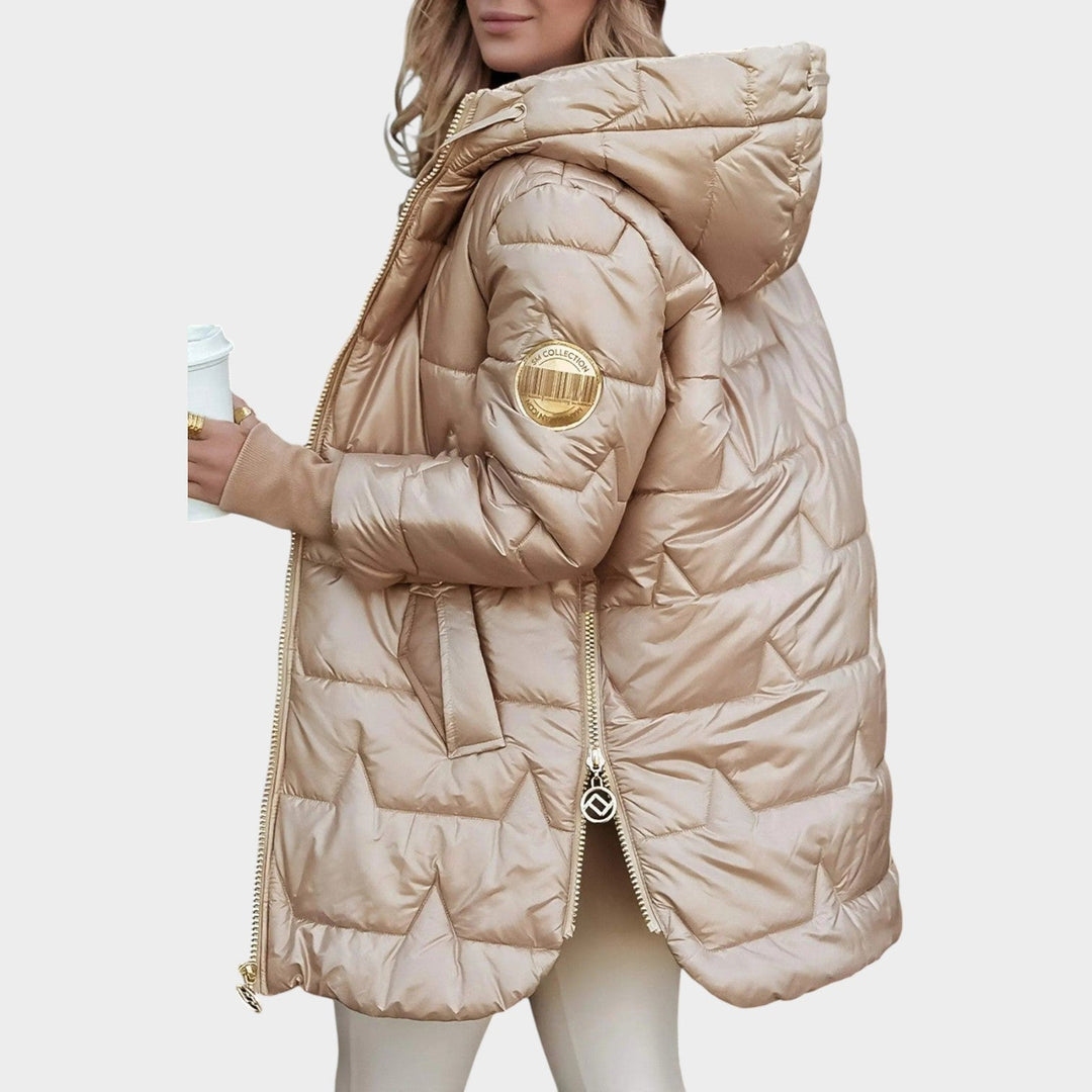 Dames Puffer Jacket met Kap, Puffer Ontwerp
